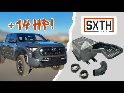 Видео: МОДИФИКАЦИЯ ПРОИЗВОДИТЕЛЬНОСТИ! Устанавливаю воздухозаборник SXTH Element для Toyota Tacoma 2024+