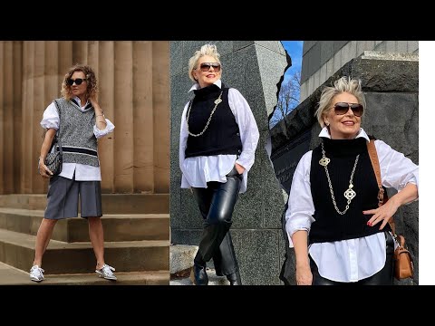 Видео: Жилеты - тренд 2021: 35 жилетов и 10 переделок, чтобы не выглядеть бабушкой в бабушкином жилете.