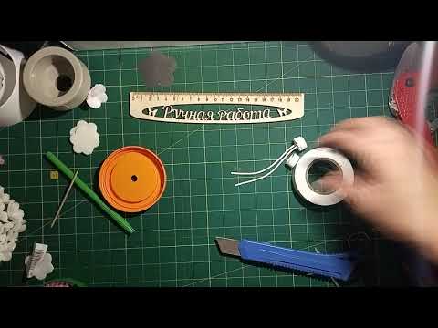 Видео: Светильник гиацинт из изолона (фоамирана ). Высота 30 см. Часть 1