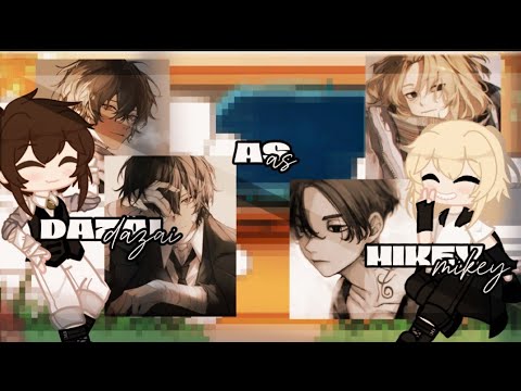 Видео: //BSD react to dazai as mikey//реакция БСД на дазая как майки//🇷🇺/🇺🇸//