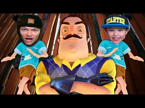 Видео: ПРИВЕТ СОСЕД первый Letsplay Hello Neighbor с МИСТЕР МАКС / испуганный папа/ Gamer Mister Max Play