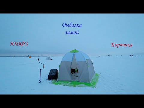 Видео: Ловля корюшки на Финском заливе, Южная Дамба (ice fishing for smelt in the Gulf of Finland)