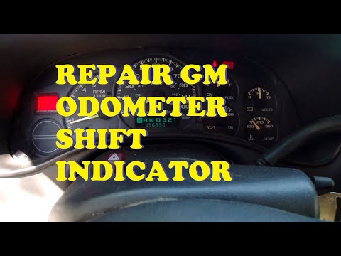 Видео: Ремонт дисплея одометра/индикатора переключения передач на автомобилях Silverado/Sierra/S10/Blaze...