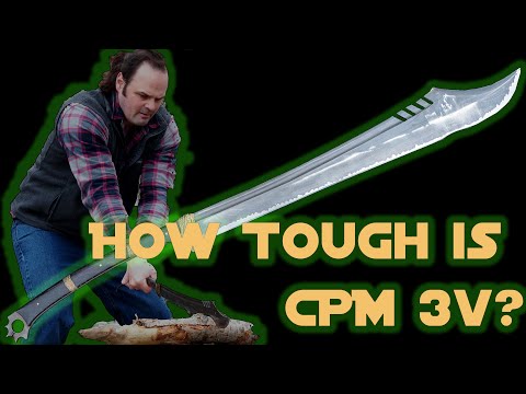 Видео: Уничтожение меча 3V стоимостью 1500 долларов США CPM — Насколько прочен меч 3V?