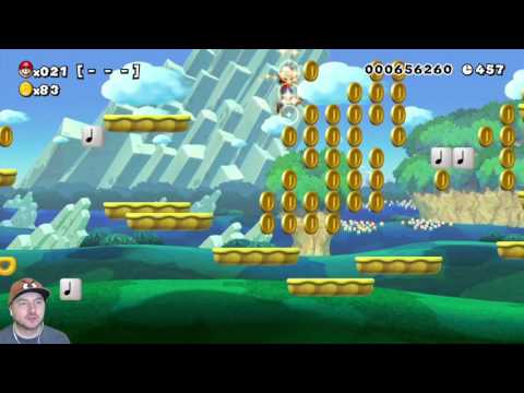 Видео: Super Mario Maker: продолжение 100 жизней Марио, hard