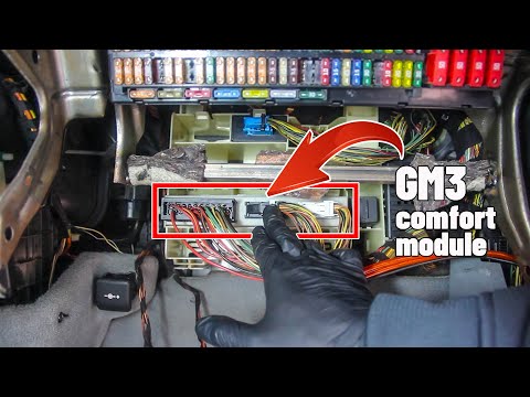 Видео: Блок управления GM3 модуль комфорта BMW X5 E53. Не открываются двери и центральные замки BMW X5
