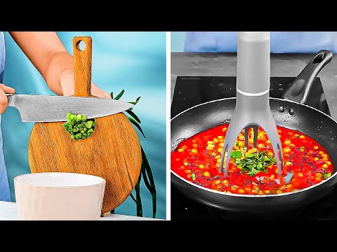 Видео: Кулинарные хитрости и умные кухонные гаджеты 🍳 Повысьте уровень вашего кулинарного мастерства! 🌮