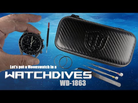 Видео: Сравнение WatchDives WD-1863 с другими корпусами и последующая установка в него механизма MoonSwa...