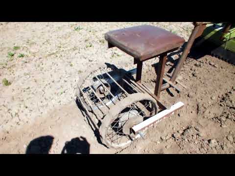 Видео: Адаптер к мотоблоку с фрезой.