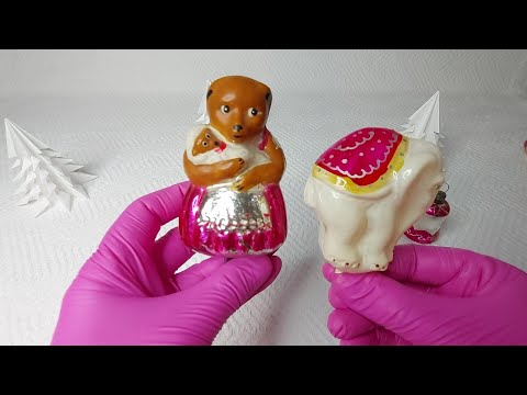 Видео: Как правильно снять подвес, как подобрать краску, какой клей использовать? Елочные игрушки СССР.