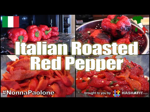 Видео: Эпизод №35 — Итальянская закуска из жареного красного перца с итальянской бабушкой Нонной Паолоне