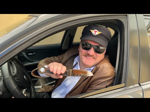 Видео: Ножи ручной работы с фиксированным клинком.