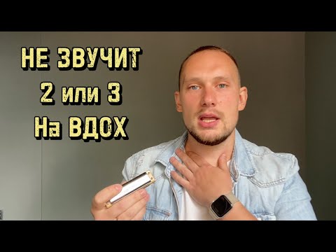 Видео: почему не звучит 2 или 3 на вдох ?!