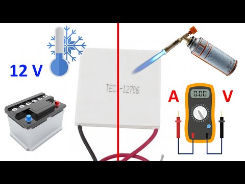 Видео: Элемент Пельтье TEC1-12706. Тест на охлаждение и получение электроэнергии