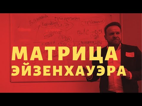 Видео: Матрица Эйзенхауэра: тайм менеджмент в B2B. Как делать больше и тратить меньше времени. Видео урок