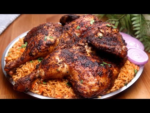 Видео: Ароматный шедевр из жареной курицы с пикантным рисом!