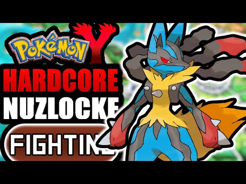 Видео: Pokémon Y Hardcore Nuzlocke — только покемоны боевого типа! (Без предметов, без прокачки)