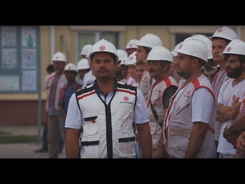 Видео: Оргэнергострой - мы строим станцию.