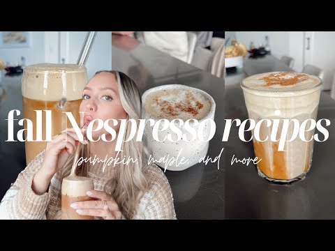 Видео: 5 осенних рецептов кофе с NESPRESSO VERTUO 🎃 | Простой и полезный кофе дома