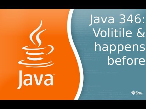 Видео: Урок Java 346: Volatile и happens before