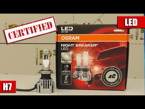 Видео: OSRAM NIGHT BREAKER LED. Первые LED лампы, с которыми можно пройти техосмотр в Германии.