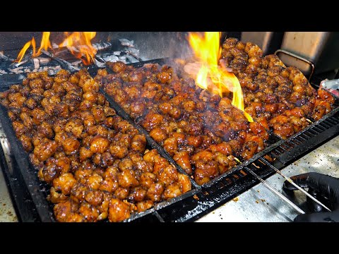 Видео: ТОП 4! Безумные блюда из говяжьих потрохов Кореи, которые стоит попробовать – Корейская уличная еда