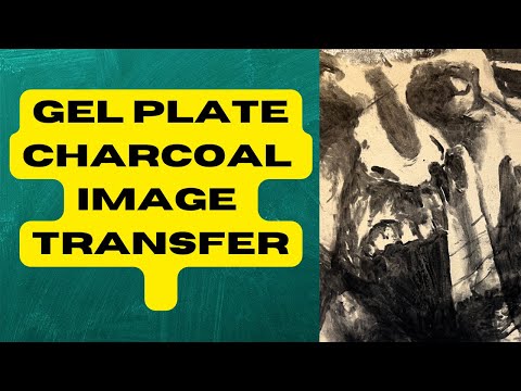 Видео: Гелевая пластина для переноса изображения на уголь.