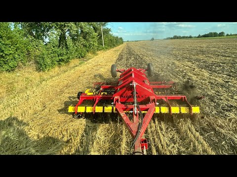 Видео: Дисковий лушильник Стронг ЛДП-35 в роботі з трактором Ловол p4110  
