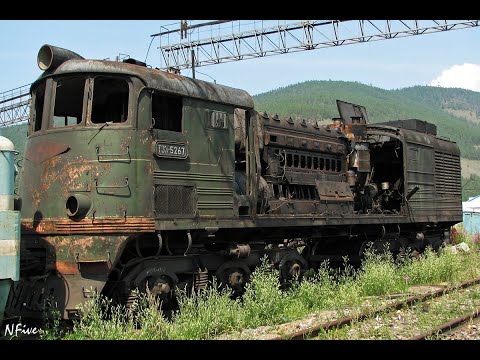 Видео: Списанные тепловозы серии ТЭ3, Часть 2