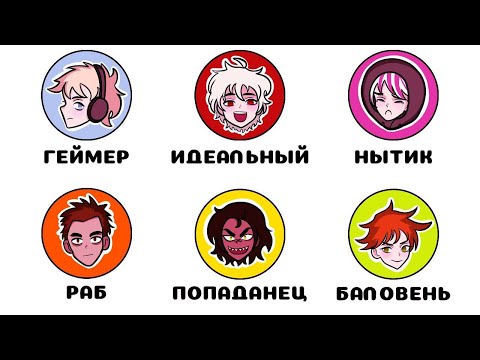Видео: ВСЕ типы парней за 7 минут (Анимация)