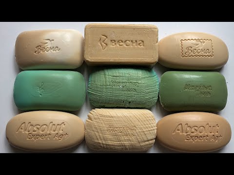 Видео: ASMR cutting rancid soap and rancid cubes, rancid soap is a spoiled soap/резка прогорклого мыла