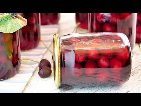 Видео: 🍒Черешня в сиропе на зиму! Концентрированный компот из черешни на зиму!
