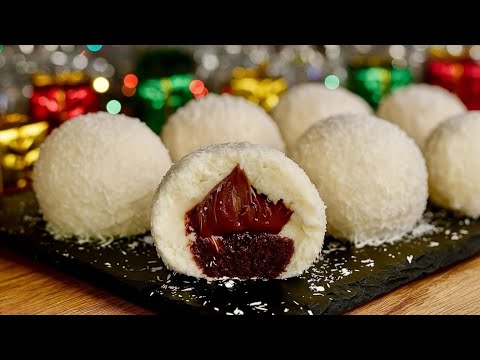 Видео: Рецепт «Белых снежков»! Я пеку их каждый год на Рождество🎄✨ — всем очень нравится!