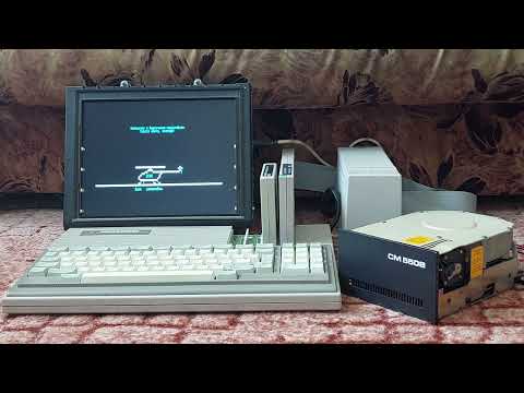 Видео: Компьютер Поиск-1, работа с MFM жестким диском.