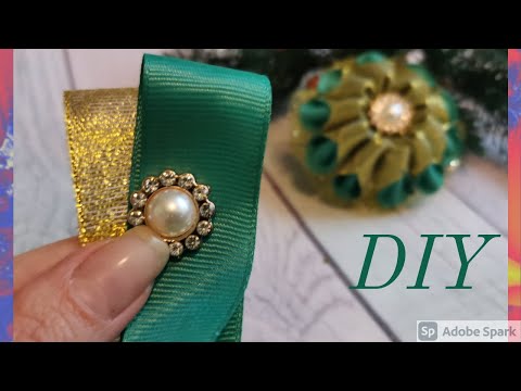 Видео: Я не успеваю их делать! Зимние бантики из лент и фатина в ТОПе/новинки канзаши 2021/мк/kanzashi/diy