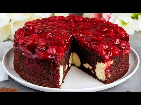 Видео: 🍫🍒 Самый вкусный вишнево-шоколадный торт, который тает во рту. Невероятно вкусный торт.