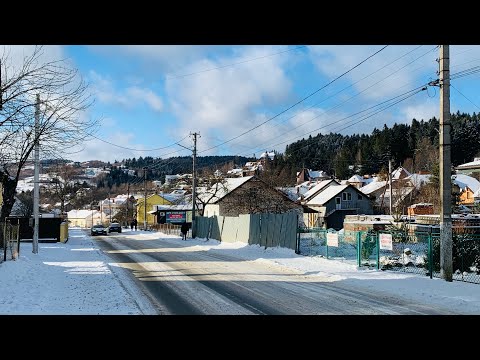 Видео: Сходница (Східниця), зима 2025. Прогулка по минеральным источникам