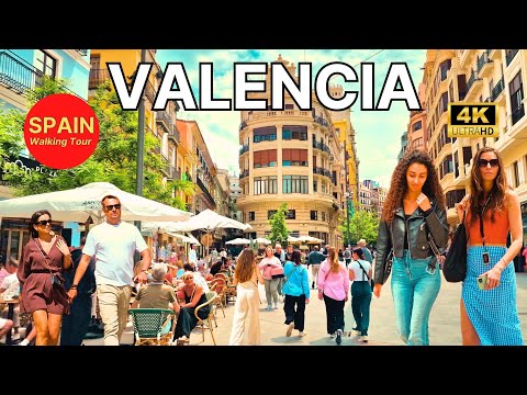 Видео: 🇪🇦[4K] ВАЛЕНСИЯ, Испания 🥘 Город, в который вы захотите немедленно переехать! ✈️🧳Прогулка по городу