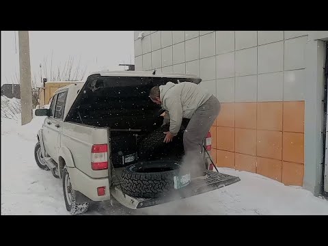 Видео: Съездили в Барнаул за шинами/Коровы переживали