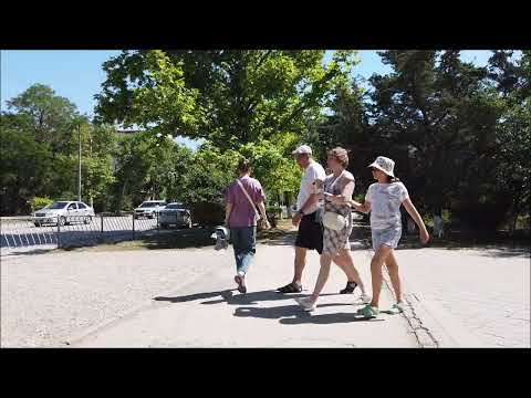 Видео: Крым Евпатория Обновление тротуаров