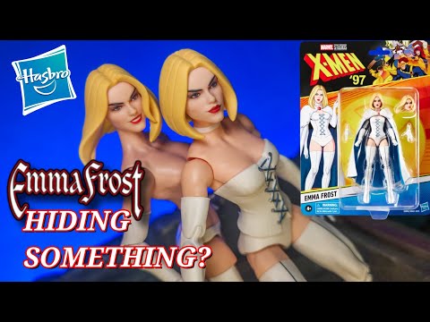 Видео: Обзор и сравнение фигурки Marvel Legends Эмма Фрост X-Men 97 Hellfire Club White Queen