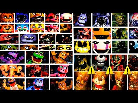 Видео: FNAF 1 2 3 4 5 6 7 СКРИМЕРЫ ВСЕХ ФНАФ! (2014-2018) FNAF 1 2 3 4 5 6 7 ALL JUMPSCARES