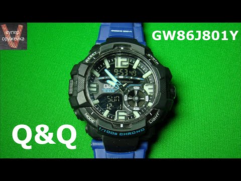 Видео: Обзор часов Q&Q GW86J801Y от "Кubotan-Cluba"