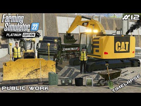 Видео: Volvo FH16 750 с прицепом ЗАСТРЯЛ В ГРЯЗИ | Общественные работы | Farming Simulator 22 | Эпизод 12