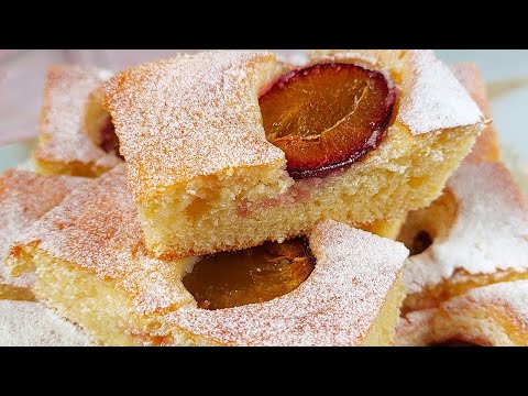 Видео: Сладкиш със СИНИ СЛИВИ. Толкова е лесен, а колко е вкусен!