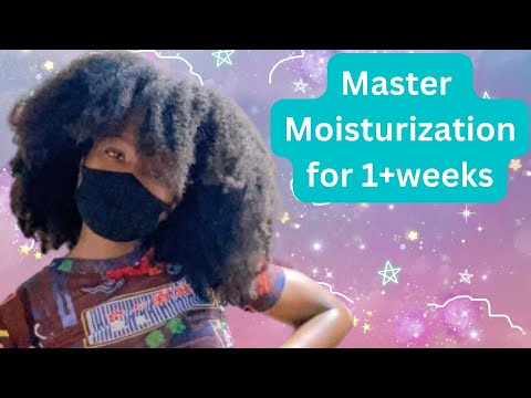 Видео: Как увлажнить волосы 4C | Поддерживайте их увлажненными всю неделю