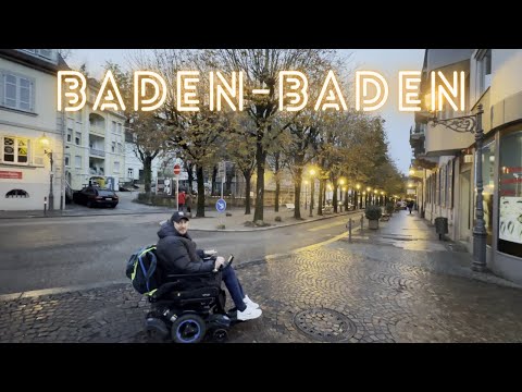 Видео: BADEN-BADEN. Подорож на електричному інвалідному кріслі.