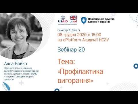 Видео: 3.2.20. Профілактика вигорання ► Курс “Кращі практики управління медичним закладом”