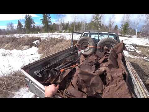 Видео: Отличный результат для копа по снегу в "выбитом месте"