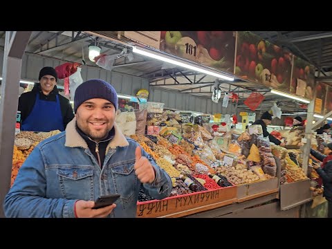 Видео: прогулка по базару Сары-Арка в Алматы, Казахстан 🥰 #walkingtour